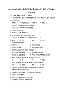 2022-2023学年河北省沧州市南皮县桂和中学七年级（下）期中生物试卷（含解析）
