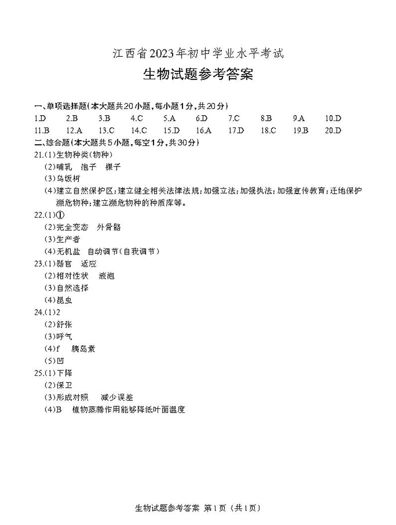 答案第1页