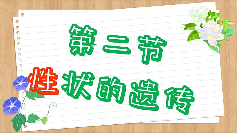 济南版生物八上 4.2 性状的遗传(课件PPT)03