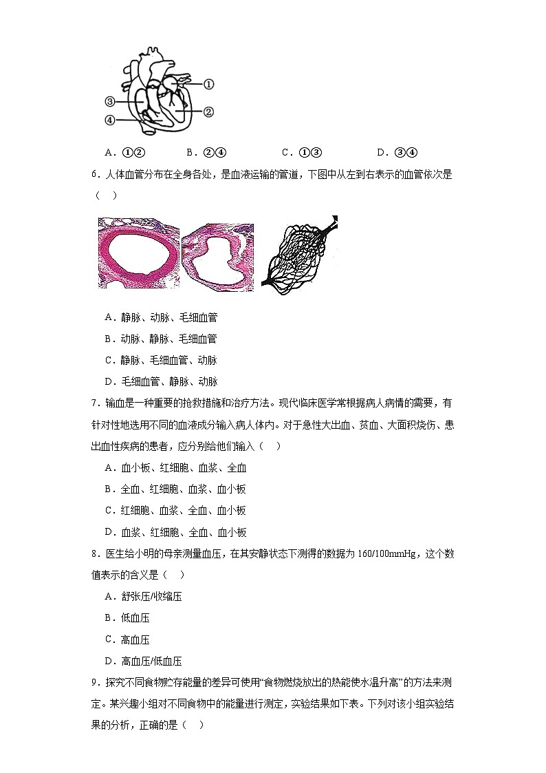 四川省成都市金堂县2022-2023学年七年级下学期期末生物试题(含答案)第2页