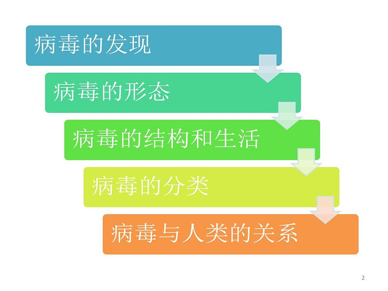 人教版生物八年级上册--5.5 病毒 课件第2页