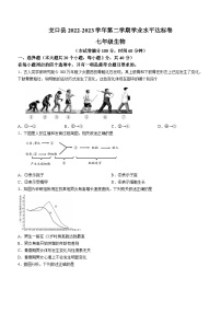 山西省吕梁市交口县2022-2023学年七年级下学期期末生物试题（含答案）