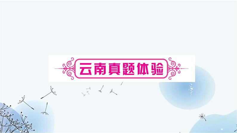 人教版中考生物复习主题四生物圈中的人第三节人体生命活动的能量供给练习课件第2页