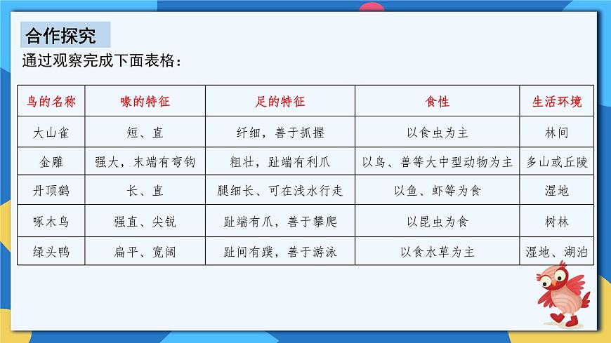 人教版八年級上冊5.1.6《鳥》課件第6頁