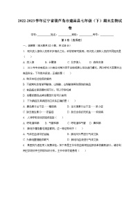 辽宁省葫芦岛市建昌县2022-2023学年七年级下期末生物试卷（含答案）