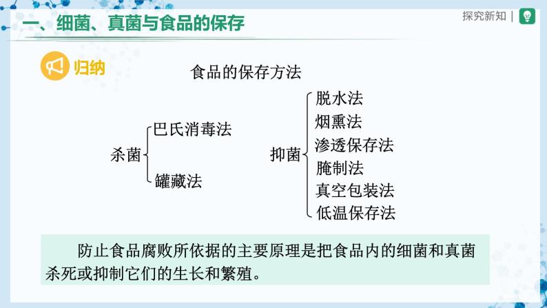 【人教版】八上生物  5.4.5 人类对细菌和真菌的利用（第2课时）（课件+教案+学案+分层练习）08