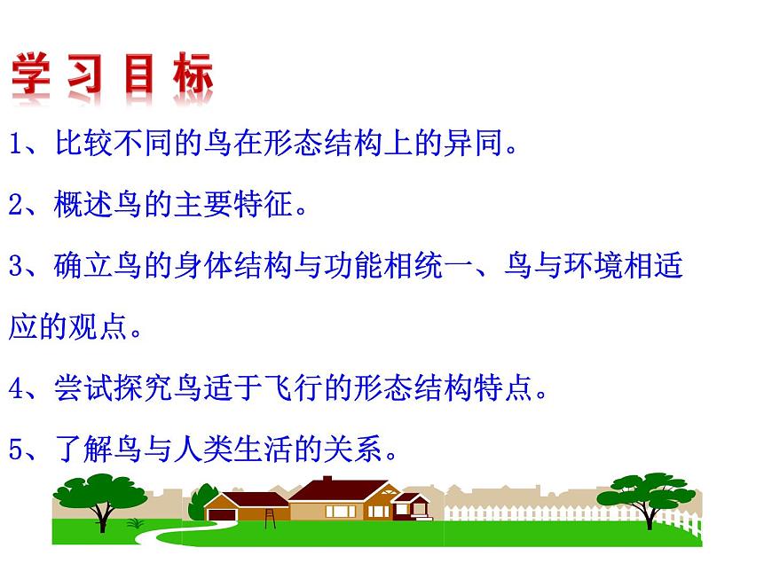 人教版八年級生物上冊--1.6鳥（精品課件1）第2頁