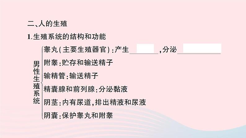 2023七年级生物下册第四单元生物圈中的人第一章人的由来重点题型突破作业课件新版新人教版03