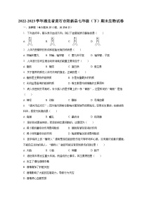 2022-2023学年湖北省黄石市阳新县七年级（下）期末生物试卷（含解析）