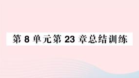 2023八年级生物下册第8单元生物与环境第23章生态系统及其稳定性总结训练作业课件新版北师大版