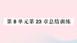 2023八年级生物下册第8单元生物与环境第23章生态系统及其稳定性总结训练作业课件新版北师大版