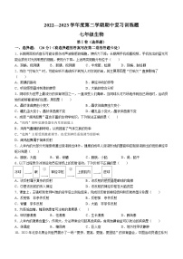 山东省淄博市高青县2022-2023学年七年级下学期期中生物试题