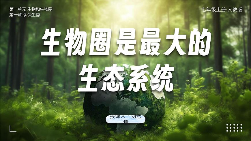 【升級重制】生物圈是最大的生態(tài)系統(tǒng)第1頁