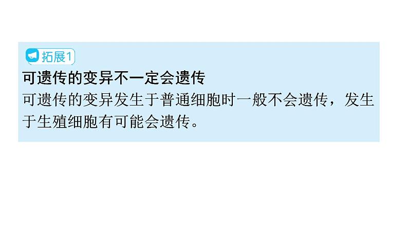 人教版八年级生物下册第七单元第二章第五节生物的变异教学课件第6页
