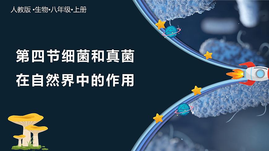 4.4細(xì)菌和真菌在自然界中的作用課件PPT第1頁(yè)