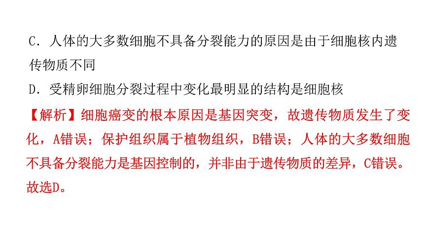 中考生物復(fù)習(xí)第二單元第二章細(xì)胞怎樣構(gòu)成生物體課件第6頁(yè)