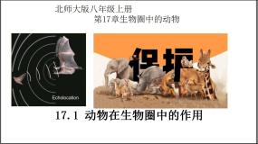 17.1动物在生物圈中的作用-【精华备课】2023-2024学年八年级生物上册同步教学课件（北师大版）