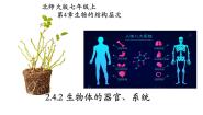 初中生物北师大版七年级上册第2节 生物体的器官、系统备课ppt课件