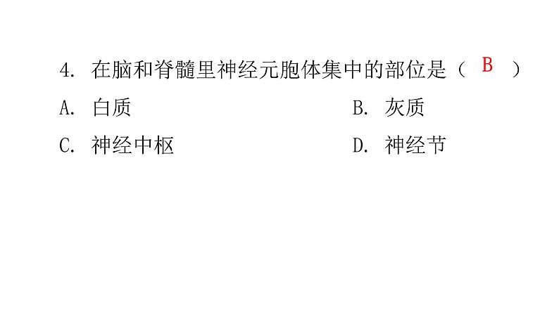 北师大版七年级生物下册第12章人体的自我调节第1节神经系统与神经调节第1课时课件第6页