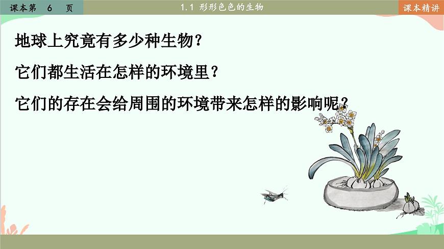 北師大版生物七年級(jí)上冊(cè) 1.1 形形色色的生物課件第5頁(yè)