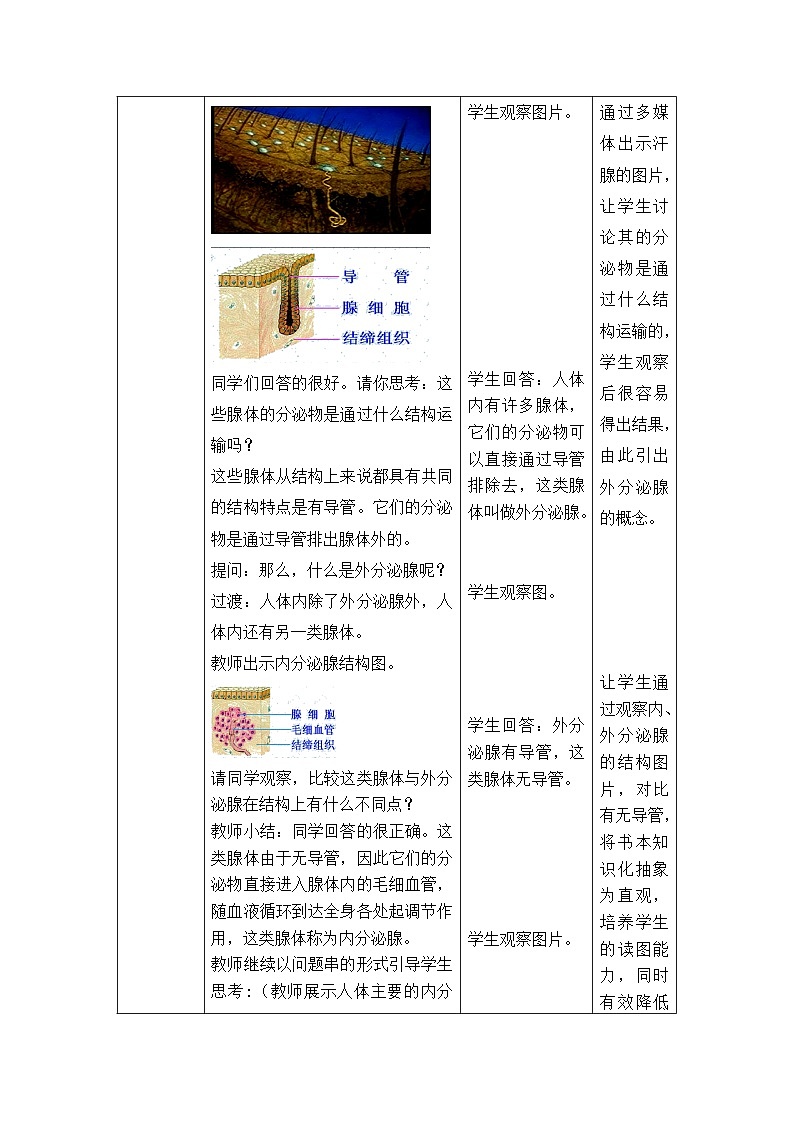 济南版生物七下 第三单元 24--人体的激素调节 教案03