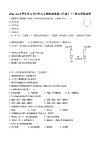 2022-2023学年重庆市开州区文峰教育集团八年级（下）期末生物试卷（含答案解析）