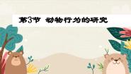 初中生物北师大版八年级上册第3节  动物行为的研究教课课件ppt