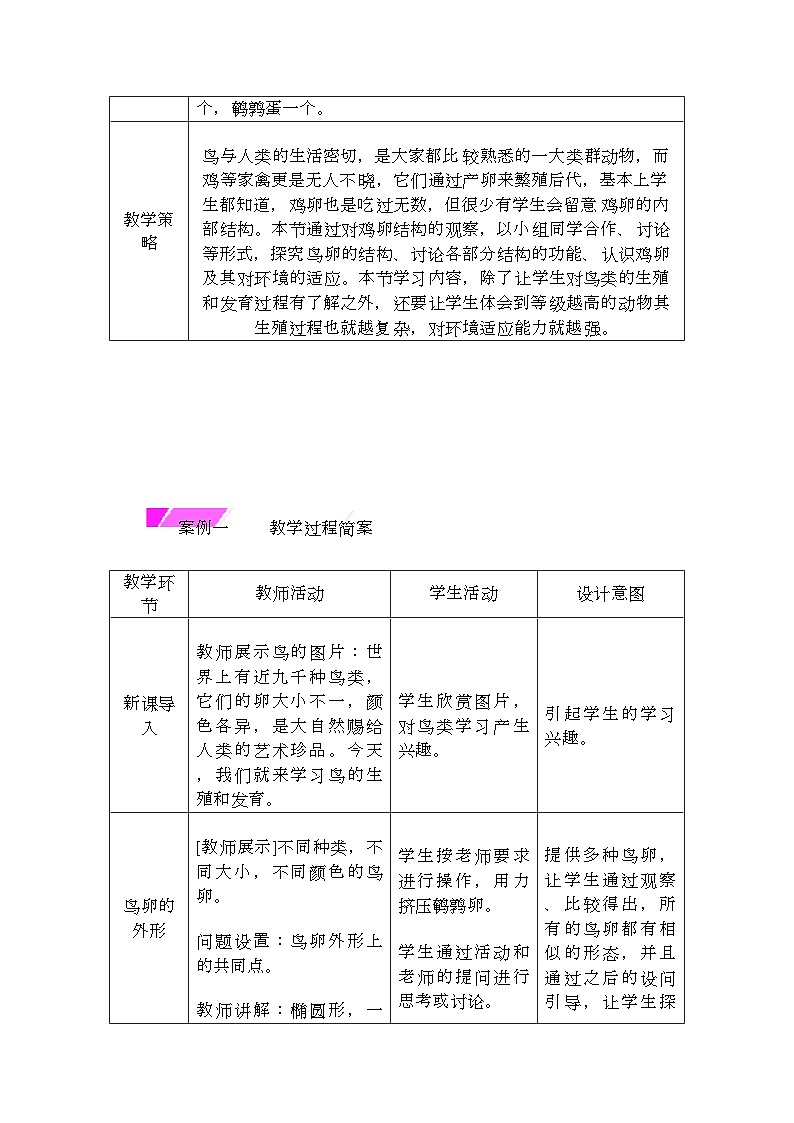 人教版生物八年級(jí)下冊(cè)7.1.4鳥(niǎo)的生殖和發(fā)育學(xué)案第2頁(yè)