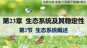 初中生物北师大版八年级下册第2节  生态系统概述获奖ppt课件