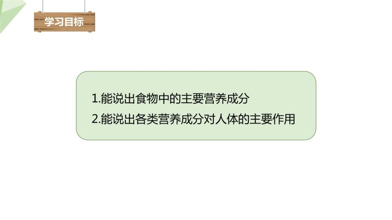 3.1.1 食物的营养成分 课件2023-2024学年初中生物济南版七年级下册03