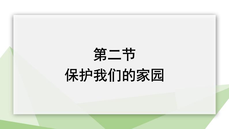 3.7.2 保护我们的家园 课件2023-2024学年初中生物济南版七年级下册01