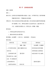 人教版 (新课标)八年级下册第二节 生物进化的历程教案设计