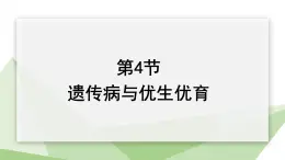 22.4 遗传病与优生优育 课件初中生物苏教版八年级下册