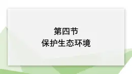 7.3.4 保护生态环境 课件初中生物冀少版八年级下册