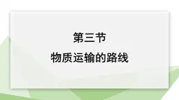 2.2.3 物质运输的路线  课件初中生物冀少版七年级下册