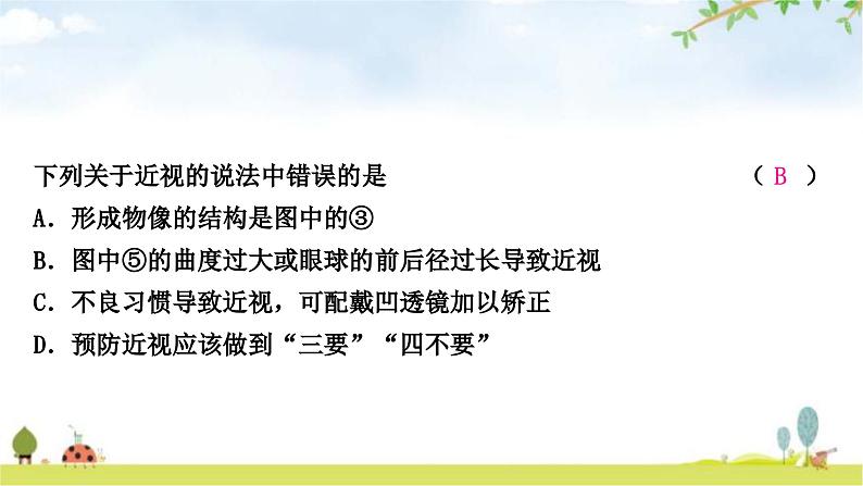 中考生物复习七年级下册第四单元生物圈中的人第六章七章课件03