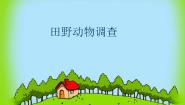 初中生物冀少版七年级上册第一单元  我们身边的生命世界第四章 多种多样的动物第一节 田野动物调查课文内容ppt课件