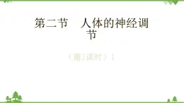 苏教版生物七年级下册 第十二章 第二节 人体的神经调节 第一课时 1课件