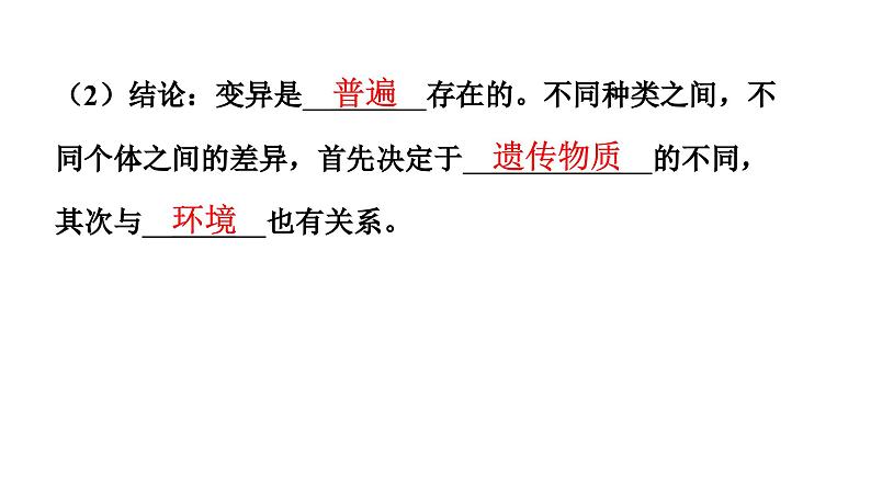 人教版生物八年级下册 第七单元第二章第五节生物的变异课件第6页
