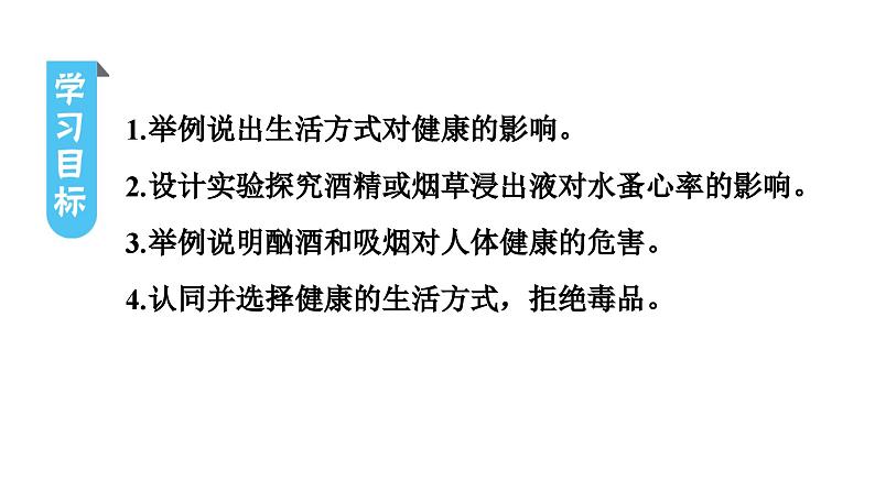 人教版生物八年级下册 第八单元第三章第二节选择健康的生活方式课件03