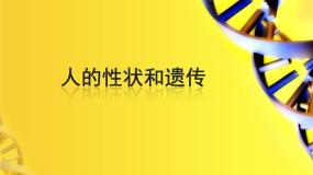 初中生物苏教版八年级下册第二节 人的性状和遗传示范课ppt课件