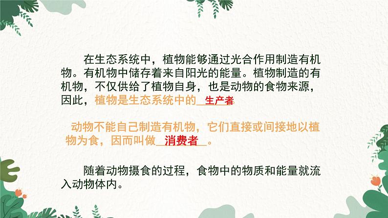人教版生物七年级上册 1.2.2 生物与环境组成生态系统课件07