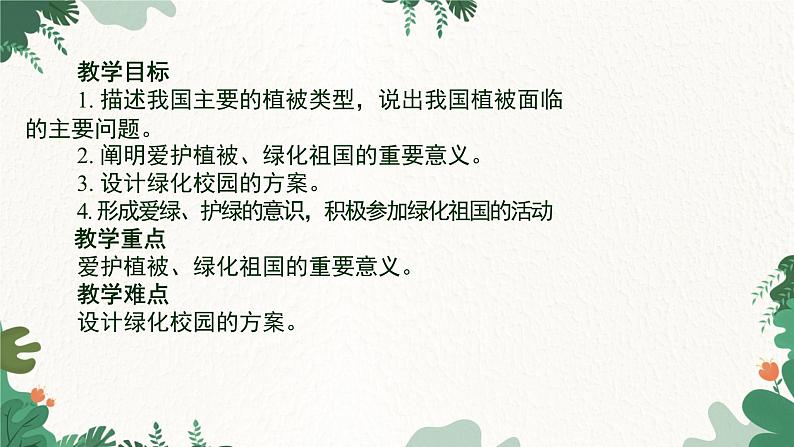 人教版生物七年级上册 3.6 爱护植被,绿化祖国课件02