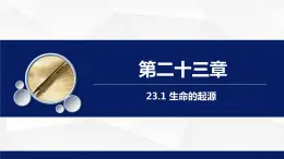 23.1+生命的起源教学课件2023--2024学年苏科版生物八年级下册