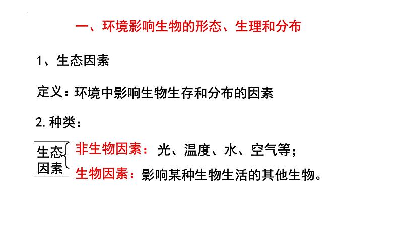 1.1.2生物与环境的相互影响课件2023--2024学年北师大版生物七年级上册04
