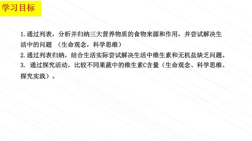 3.1.1++食物的營養(yǎng)成分++課件-2022-2023學(xué)年濟(jì)南版生物七年級(jí)下冊第3頁