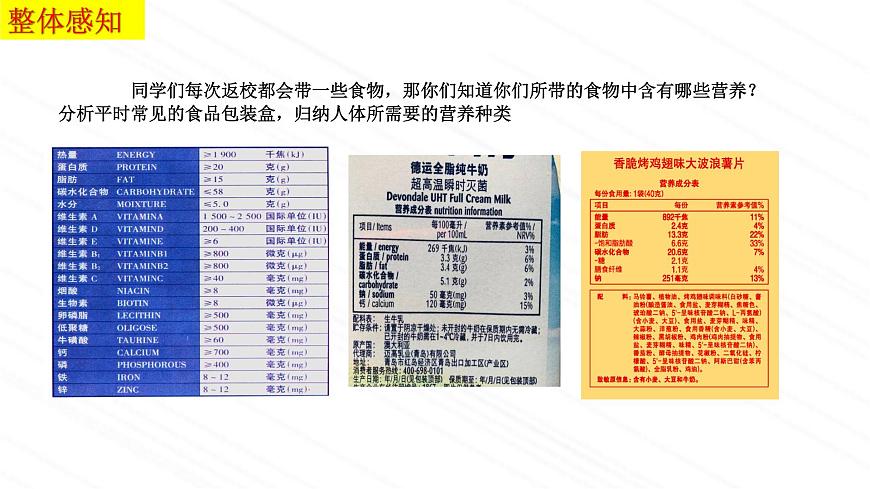 3.1.1++食物的營養(yǎng)成分++課件-2022-2023學(xué)年濟(jì)南版生物七年級(jí)下冊第5頁