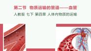 人教版 (新课标)七年级下册第四单元 生物圈中的人第四章 人体内物质的运输第二节 血流的管道──血管教课内容ppt课件