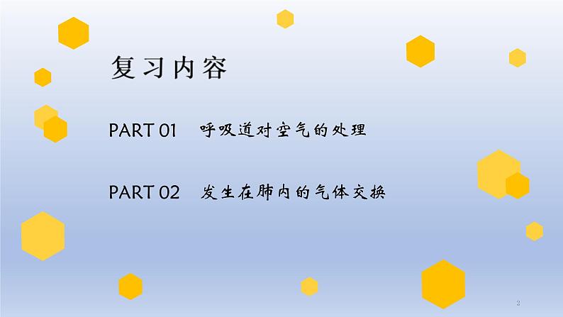 (通用版)中考生物一轮复习精讲课件专题11 人体的呼吸(含答案)第2页