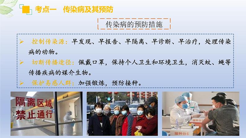 (通用版)中考生物一轮复习精讲课件专题22 健康地生活(含答案)第4页